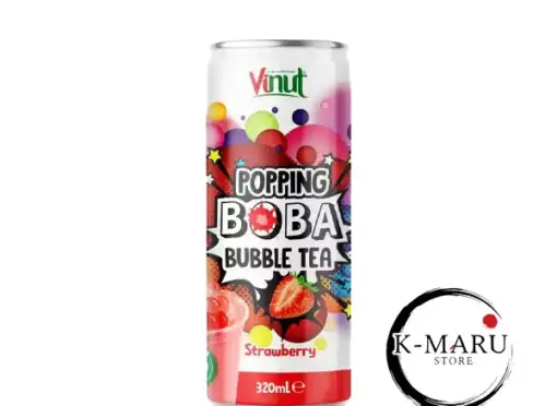 Vinut-Popping-Boba-bubble-tea-with-Strawberry-flavor