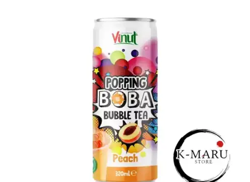 Peach Bubble tea